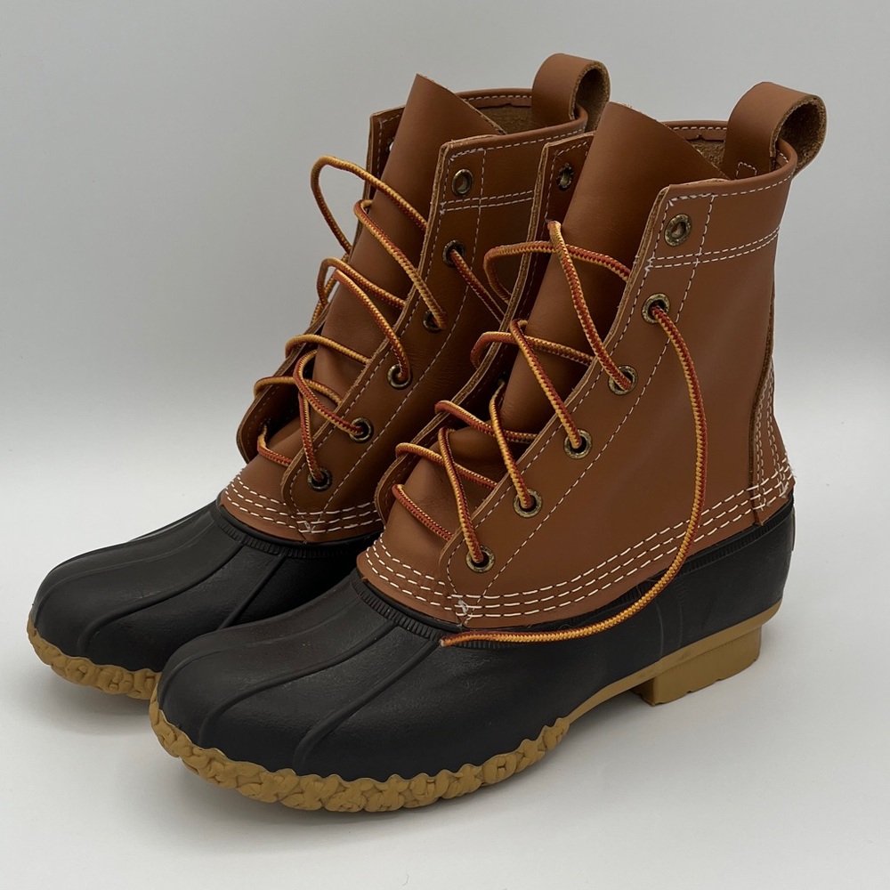 L.L. Bean Brown Leather Duck Boots